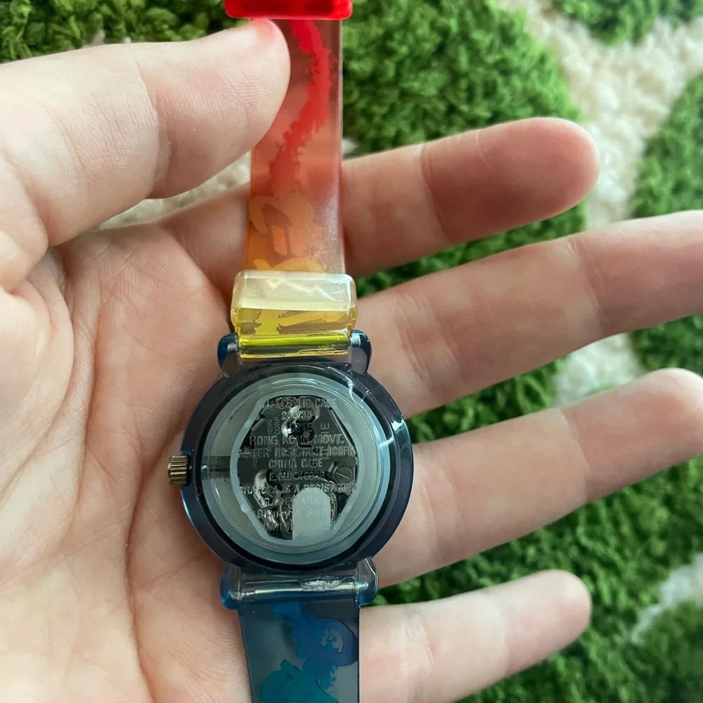Vintage 90s Colorful Crayon Kids Watch
